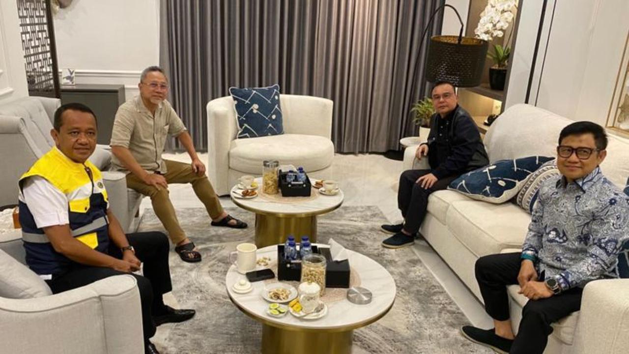 Cak Imin, Zulhas dan Dasco Kumpul di Rumah Bahlil, Ini Bocoran Isi Pertemuannya