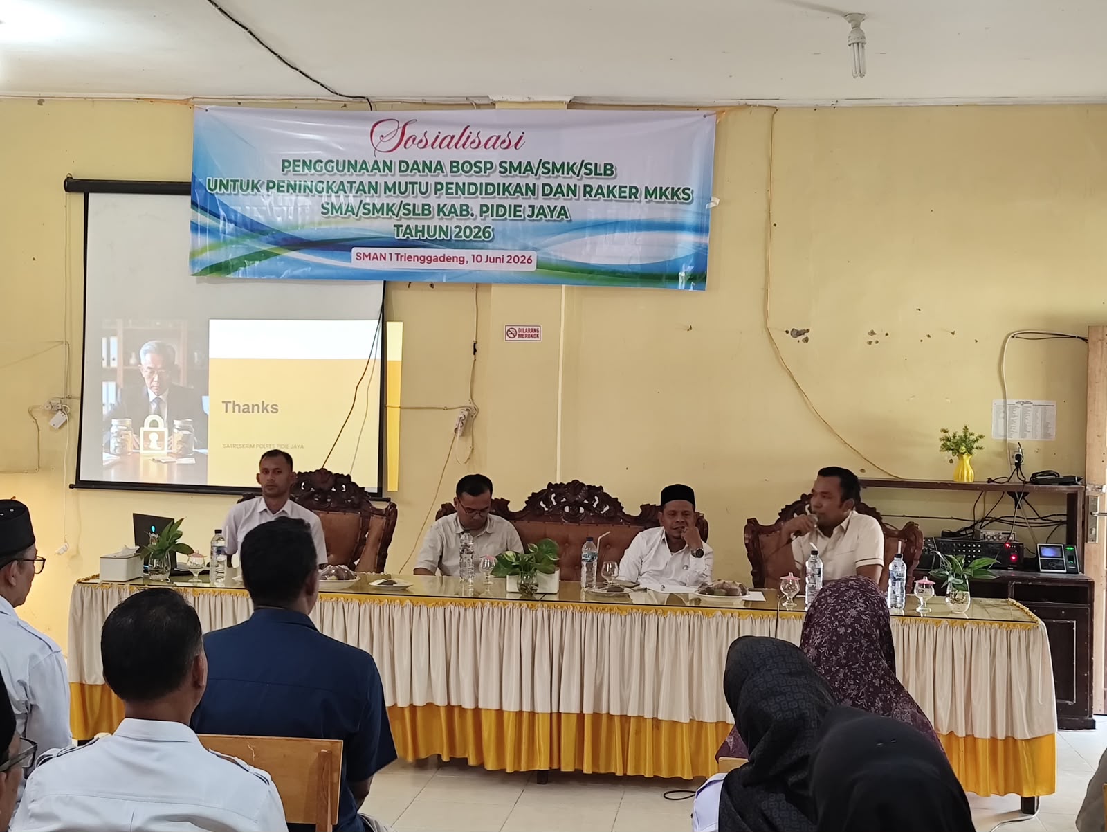 Satreskrim Polres Pidie Jaya Sosialisasikan Pengelolaan Dana BOSP, Perkuat Pencegahan Korupsi di Sek
